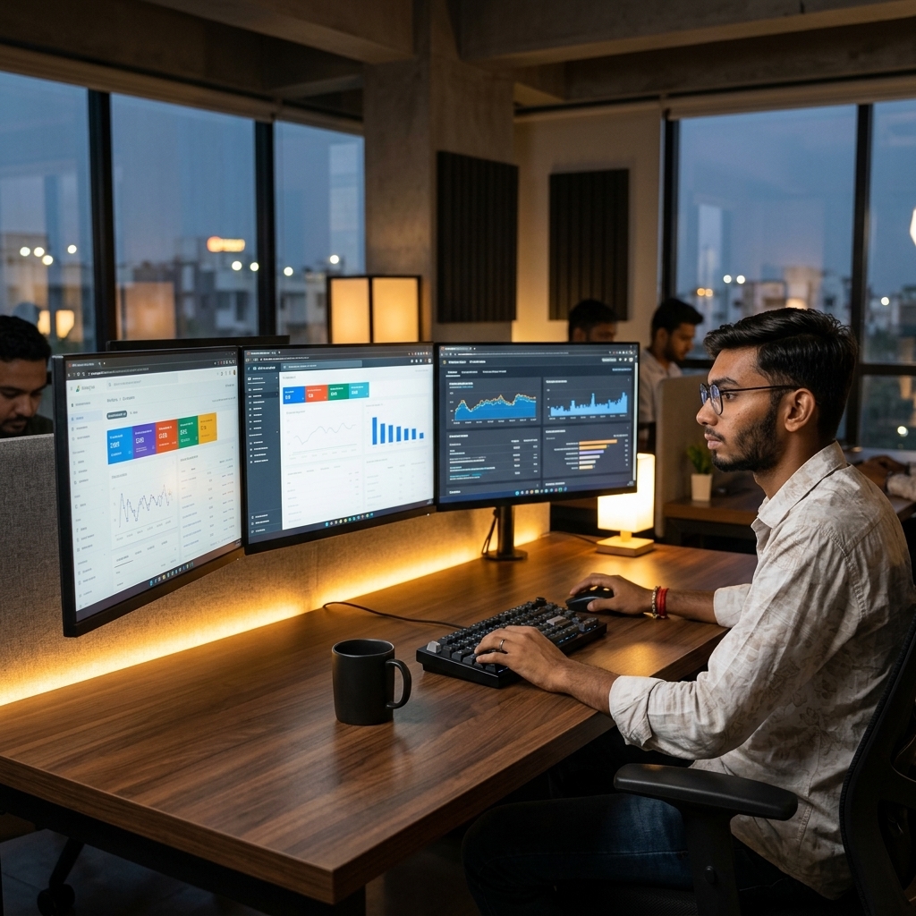 AbhiFY Digital Marketing Office Workspace in Varanasi